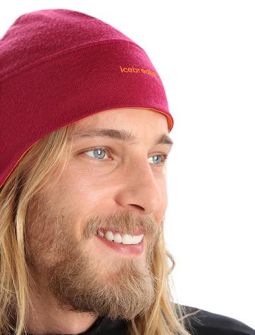 Chapeaux Icebreaker Unisex Merino Quantum Beanie Homme Rose | FR 1086CTVE